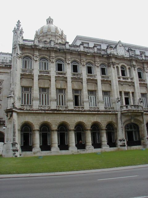Outside of the Museum of the Revolution.