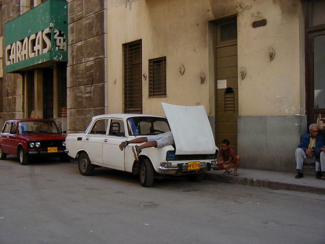 Lada Eats Man.